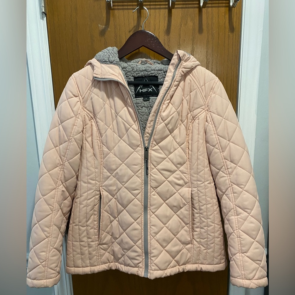 HFX Pink Quilted Jacket
